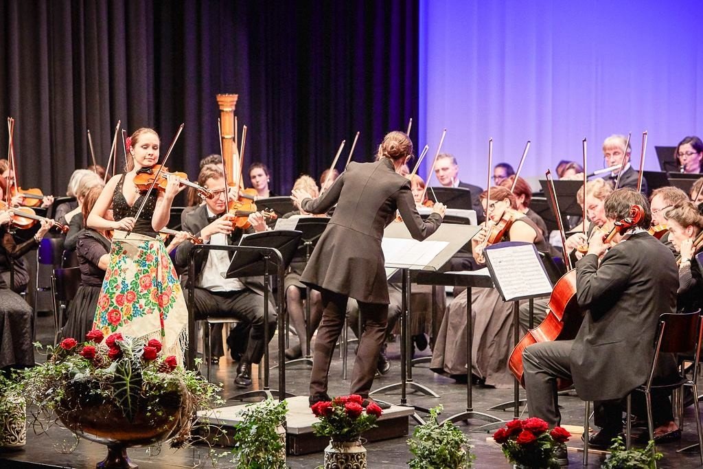 Podium Düdingen. Solo - Zigeunerweisen, Dirigentin - Olivera Sekulic